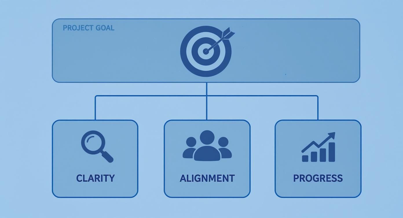 Infographic about project plan format