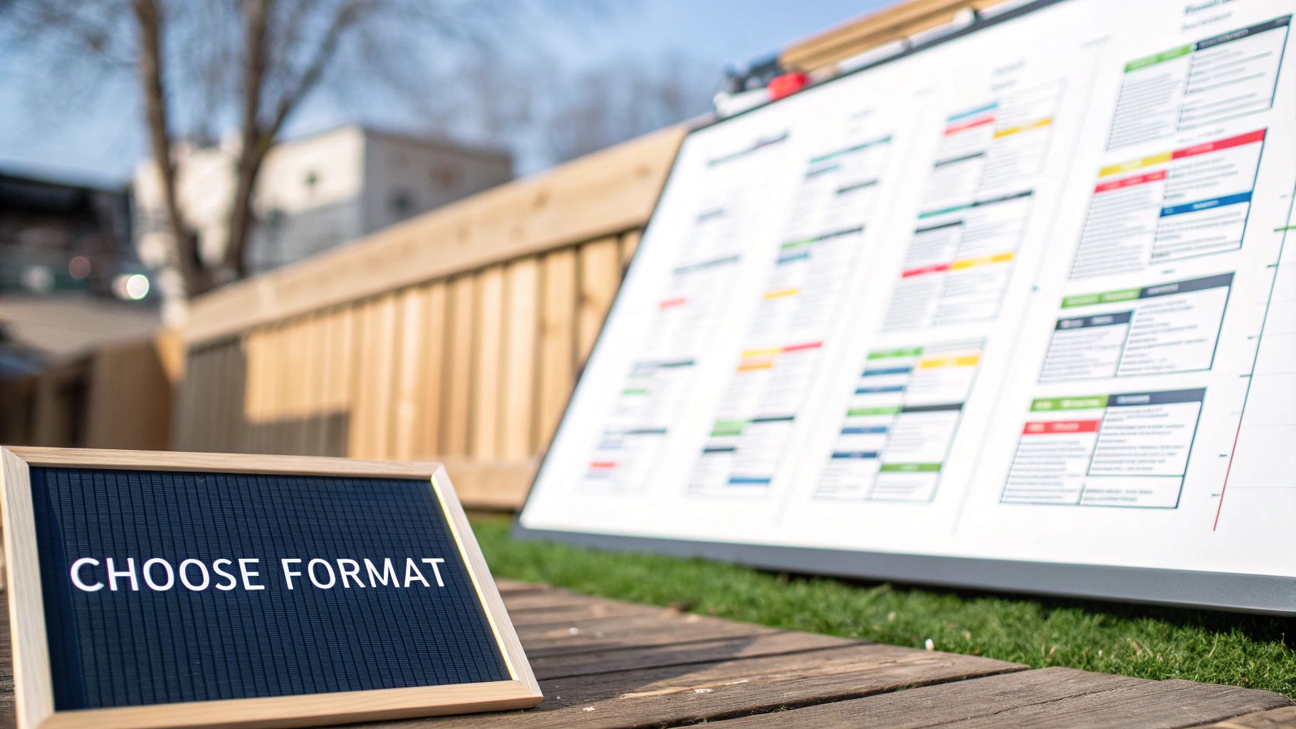 A person pointing at a flowchart on a transparent board