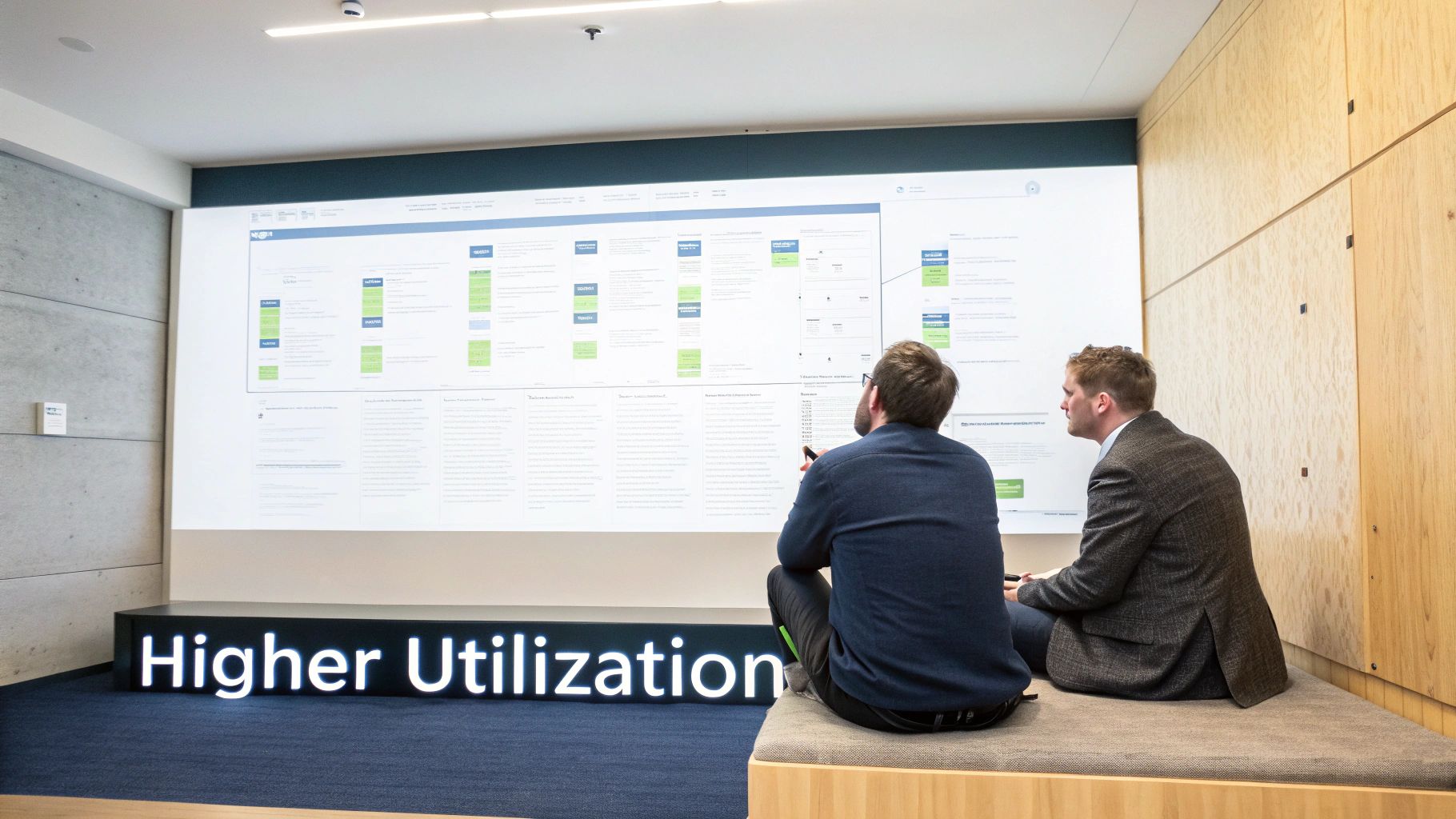 Transparent project roadmap on a clear highway