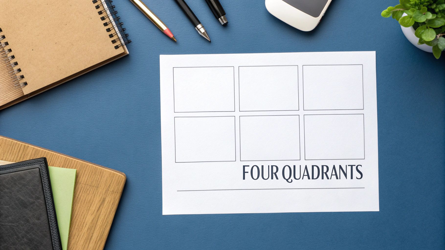 A classic depiction of the Eisenhower Matrix, showing the four quadrants: Urgent/Important (Do), Not Urgent/Important (Decide), Urgent/Not Important (Delegate), and Not Urgent/Not Important (Delete).
