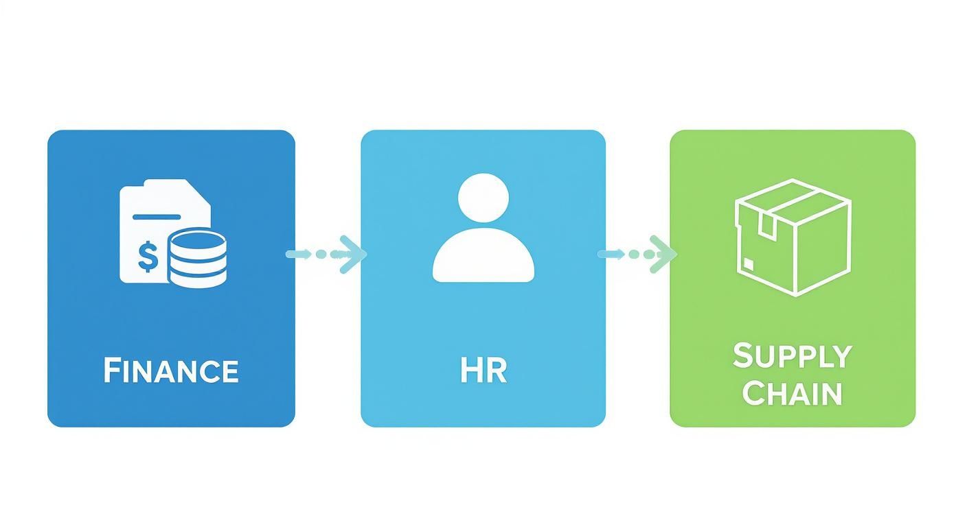 Infographic about resources planning software